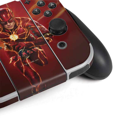 DC Comics The Flash Movie: The Fastest Man Alive Nintendo Switch OLED (2021) Skin