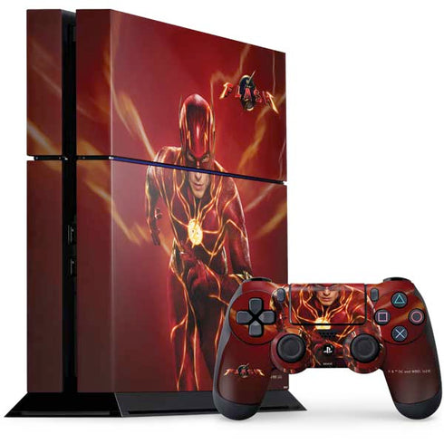 DC Comics The Flash Movie: The Fastest Man Alive PS4 Console and Controller Bundle Skin