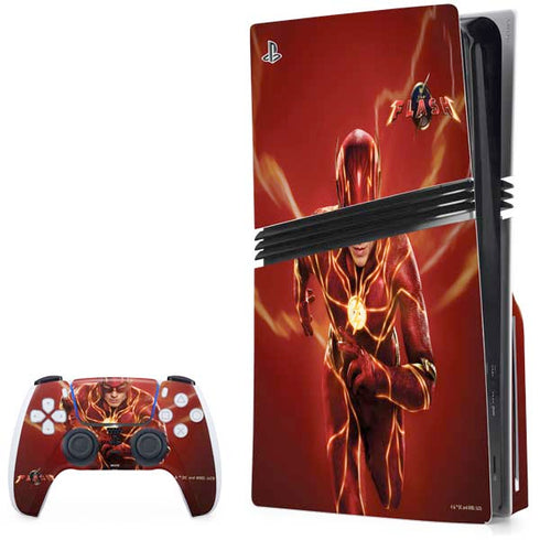 DC Comics The Flash Movie: The Fastest Man Alive PS5 Pro Disk Bundle Skin
