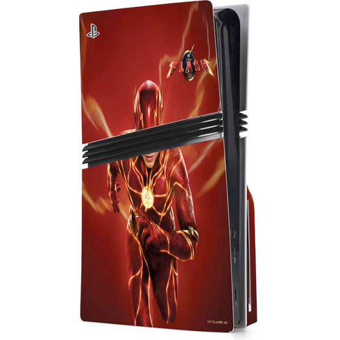 DC Comics The Flash Movie: The Fastest Man Alive PS5 Pro Disk Console Skin