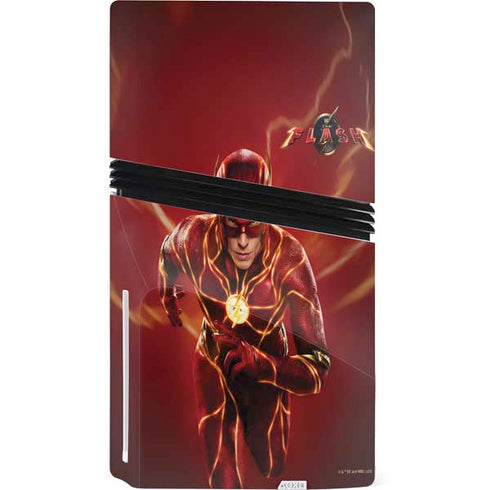 DC Comics The Flash Movie: The Fastest Man Alive PS5 Pro Disk Console Skin