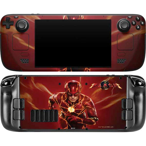 DC Comics The Flash Movie: The Fastest Man Alive Steam Deck Handheld Gaming Computer OLED Skin