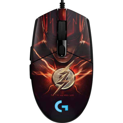 DC Comics The Flash Movie: The Flash Poster G203 Prodigy RGB Wired Gaming Mouse Skin