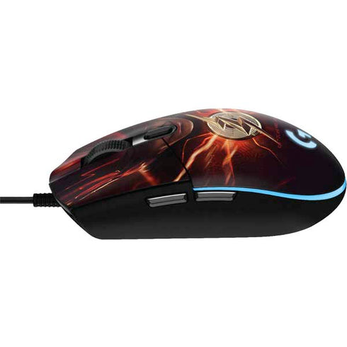 DC Comics The Flash Movie: The Flash Poster G203 Prodigy RGB Wired Gaming Mouse Skin