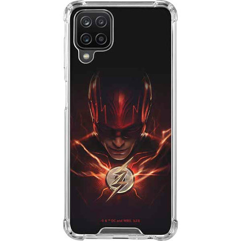 DC Comics The Flash Movie: The Flash Poster Galaxy A12 Clear Case