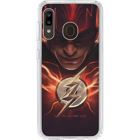 DC Comics The Flash Movie: The Flash Poster Galaxy A20 Clear Case