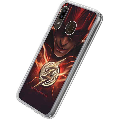 DC Comics The Flash Movie: The Flash Poster Galaxy A20 Clear Case
