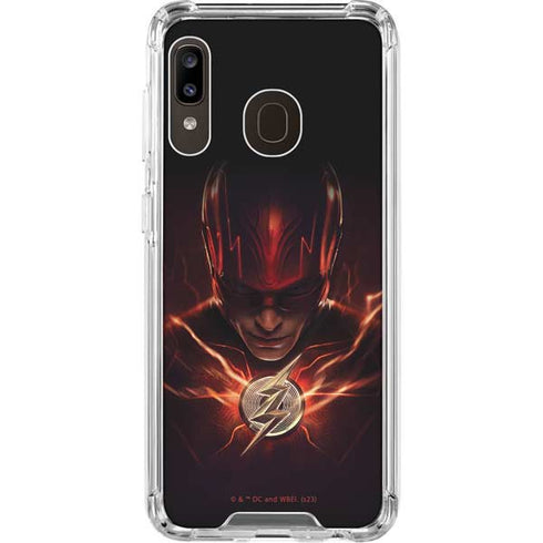 DC Comics The Flash Movie: The Flash Poster Galaxy A30 Clear Case