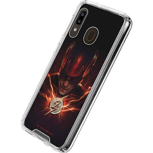 DC Comics The Flash Movie: The Flash Poster Galaxy A30 Clear Case