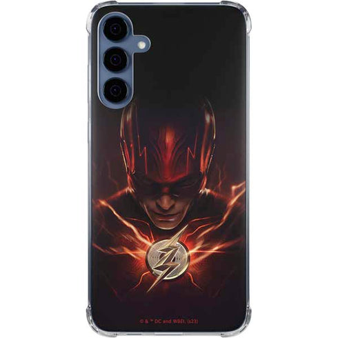 DC Comics The Flash Movie: The Flash Poster Galaxy A35 5G Clear Case
