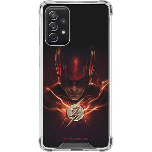 DC Comics The Flash Movie: The Flash Poster Galaxy A72 5G Clear Case