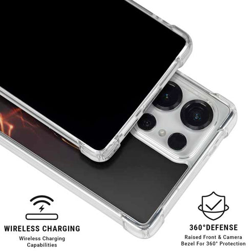DC Comics The Flash Movie: The Flash Poster Galaxy S25 Ultra Clear Case