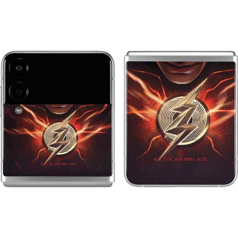 DC Comics The Flash Movie: The Flash Poster Galaxy Z Flip4 5G Skin