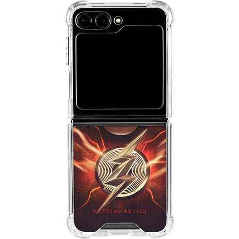 DC Comics The Flash Movie: The Flash Poster Galaxy Z Flip6 Clear Case