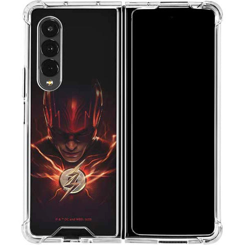 DC Comics The Flash Movie: The Flash Poster Galaxy Z Fold4 5G Clear Case