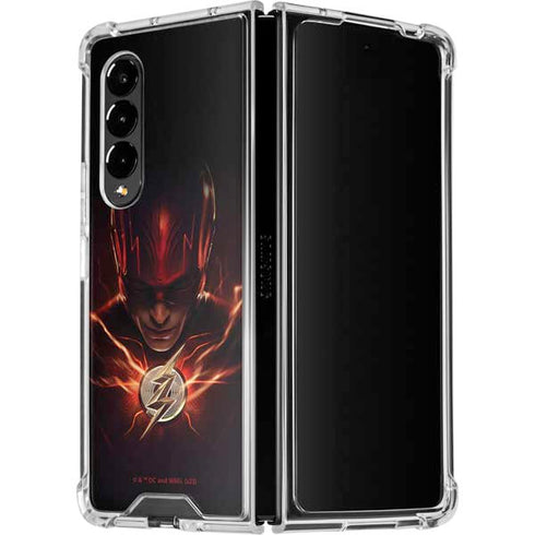 DC Comics The Flash Movie: The Flash Poster Galaxy Z Fold4 5G Clear Case