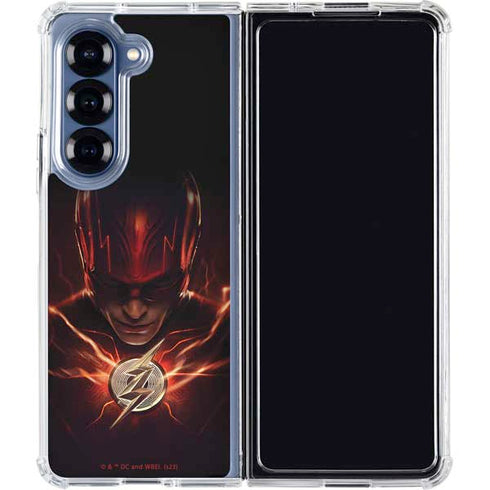 DC Comics The Flash Movie: The Flash Poster Galaxy Z Fold7 Clear Case