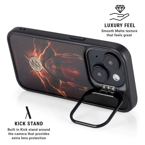 DC Comics The Flash Movie: The Flash Poster iPhone 15 Plus Kickstand Case
