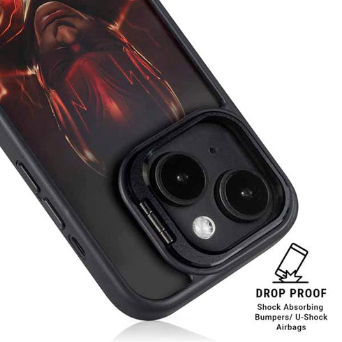 DC Comics The Flash Movie: The Flash Poster iPhone 15 Plus Kickstand Case