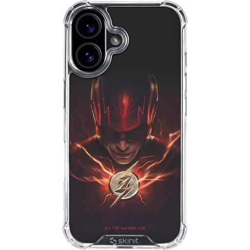 DC Comics The Flash Movie: The Flash Poster iPhone 16 Clear Case