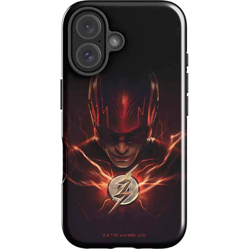 DC Comics The Flash Movie: The Flash Poster iPhone 16 Impact Case