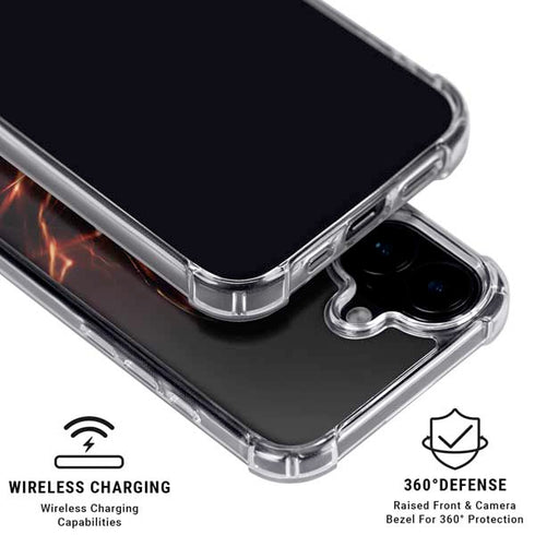 DC Comics The Flash Movie: The Flash Poster iPhone 16 Plus Clear Case