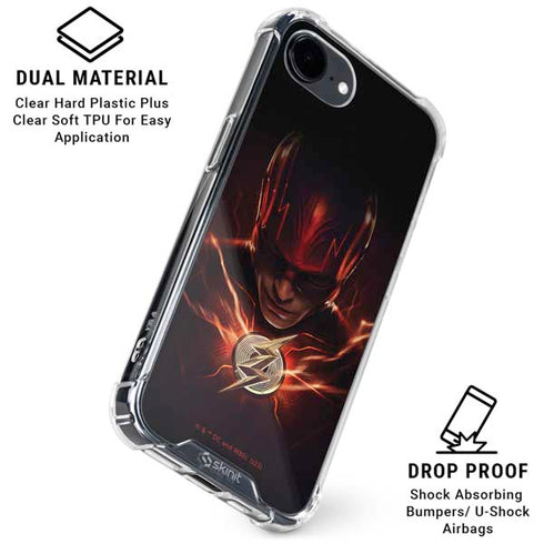 DC Comics The Flash Movie: The Flash Poster iPhone 16e Clear Case