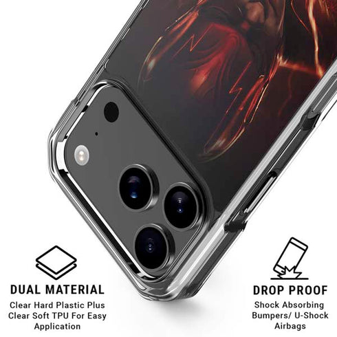 DC Comics The Flash Movie: The Flash Poster iPhone 17 Pro Clear Case