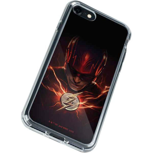 DC Comics The Flash Movie: The Flash Poster iPhone SE (2nd & 3rd Gen) Clear Case