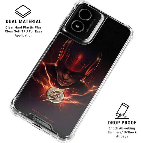 DC Comics The Flash Movie: The Flash Poster Moto G Power 5G (2024) Clear Case