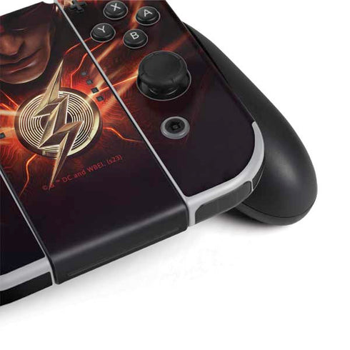 DC Comics The Flash Movie: The Flash Poster Nintendo Switch OLED (2021) Skin