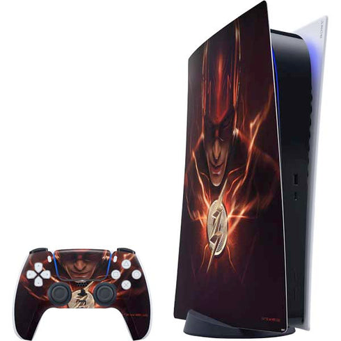 DC Comics The Flash Movie: The Flash Poster PlayStation PS5 Skins