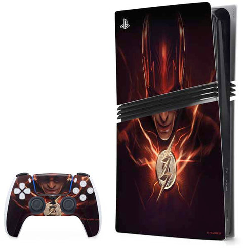 DC Comics The Flash Movie: The Flash Poster PS5 Pro Bundle Skin