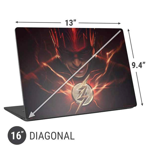 DC Comics The Flash Movie: The Flash Poster Universal Laptop 16in (13 x 9.4in) Skin