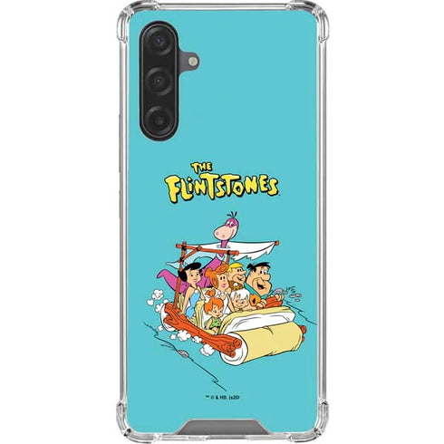 The Flintstones and Rubbles Galaxy A17 Clear Case
