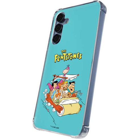 The Flintstones and Rubbles Galaxy A55 5G Clear Case