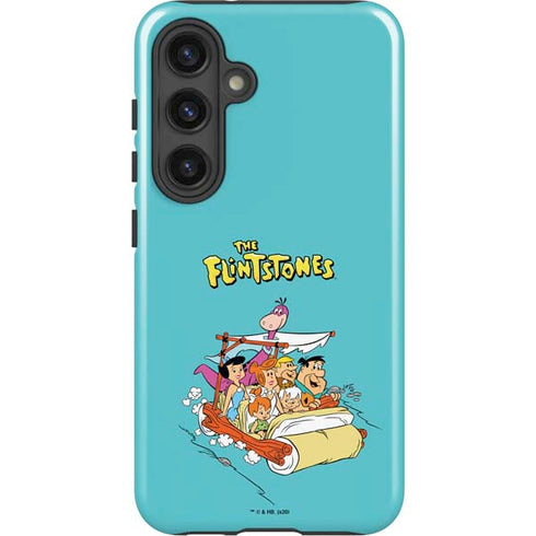 The Flintstones and Rubbles Galaxy S25 Plus Impact Case