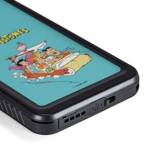 The Flintstones and Rubbles Galaxy S24 Waterproof Case