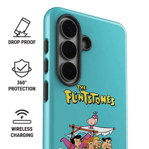 The Flintstones and Rubbles Galaxy S26 Plus Impact Case