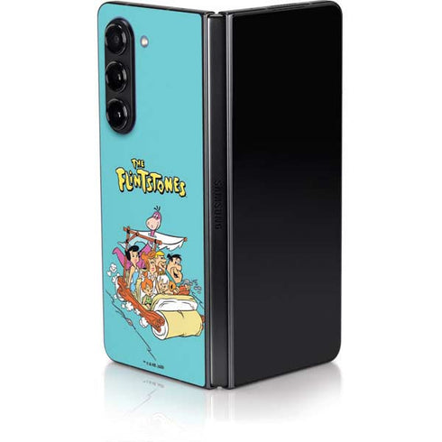 The Flintstones and Rubbles Galaxy Z Fold5 5G Skin