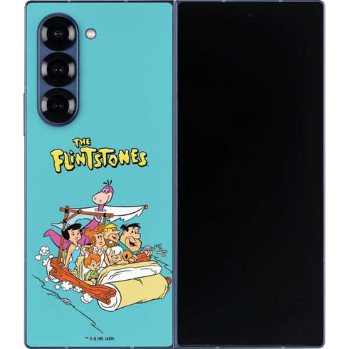 The Flintstones and Rubbles Galaxy Z Fold6 Skin