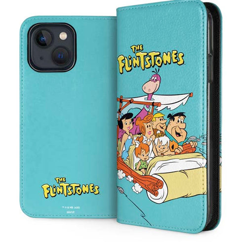 The Flintstones and Rubbles iPhone 15 Plus Folio Case