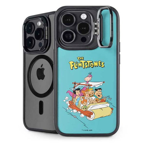 The Flintstones and Rubbles iPhone 15 Pro Max Kickstand Case