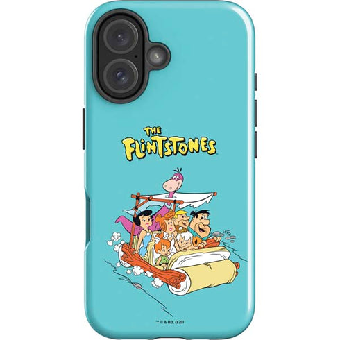 The Flintstones and Rubbles iPhone 16 Plus Impact Case