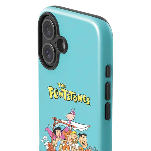 The Flintstones and Rubbles iPhone 16 Plus Impact Case