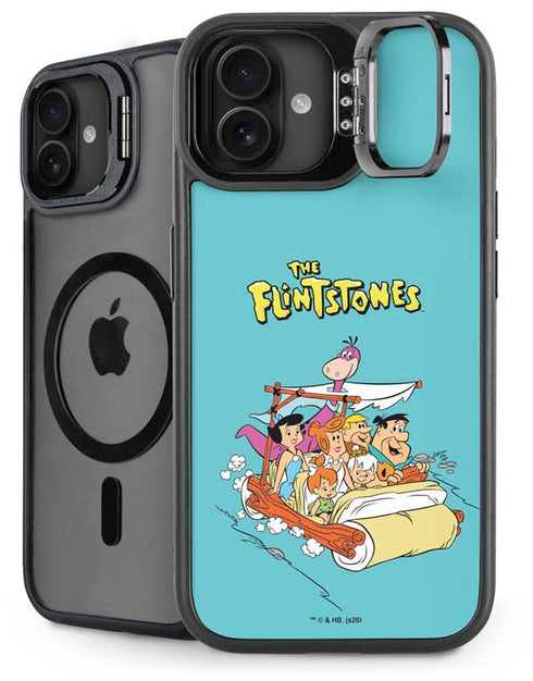The Flintstones and Rubbles iPhone 16 Plus Kickstand Case