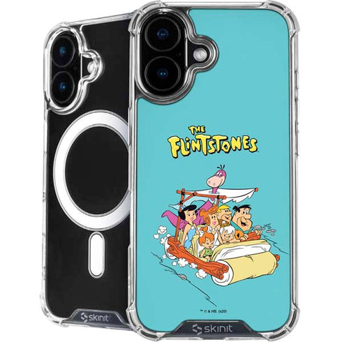 The Flintstones and Rubbles iPhone 16 Plus MagSafe Case