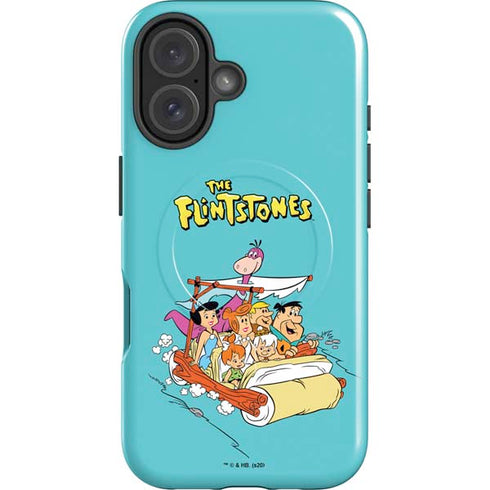 The Flintstones and Rubbles iPhone 16 Plus Magsafe Impact Case