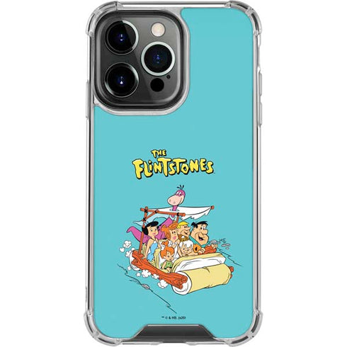 The Flintstones and Rubbles iPhone 16 Pro Clear Case