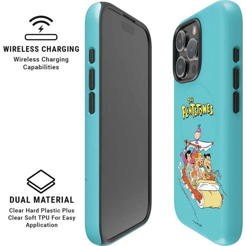The Flintstones and Rubbles iPhone 16 Pro Magsafe Impact Case